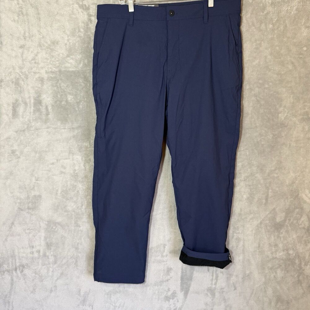 NWT Gerry Men Fleece Lined Pants 36x30 (**36x27) Stretch Water Repellent Green